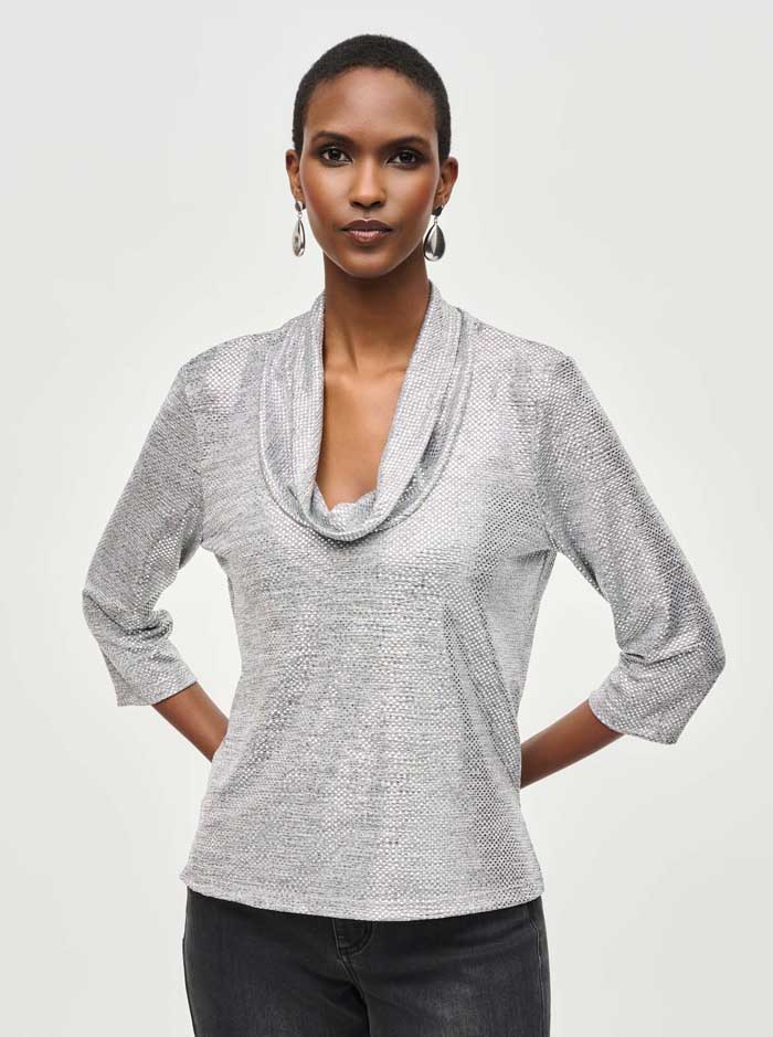 243167 Top - Grey/Silver (Joseph Ribkoff)